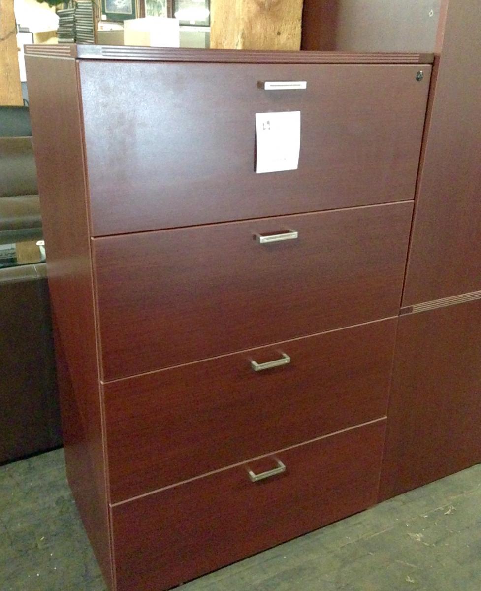 Cherryman Amber Series 4 Drawer Lateral File Cabinet