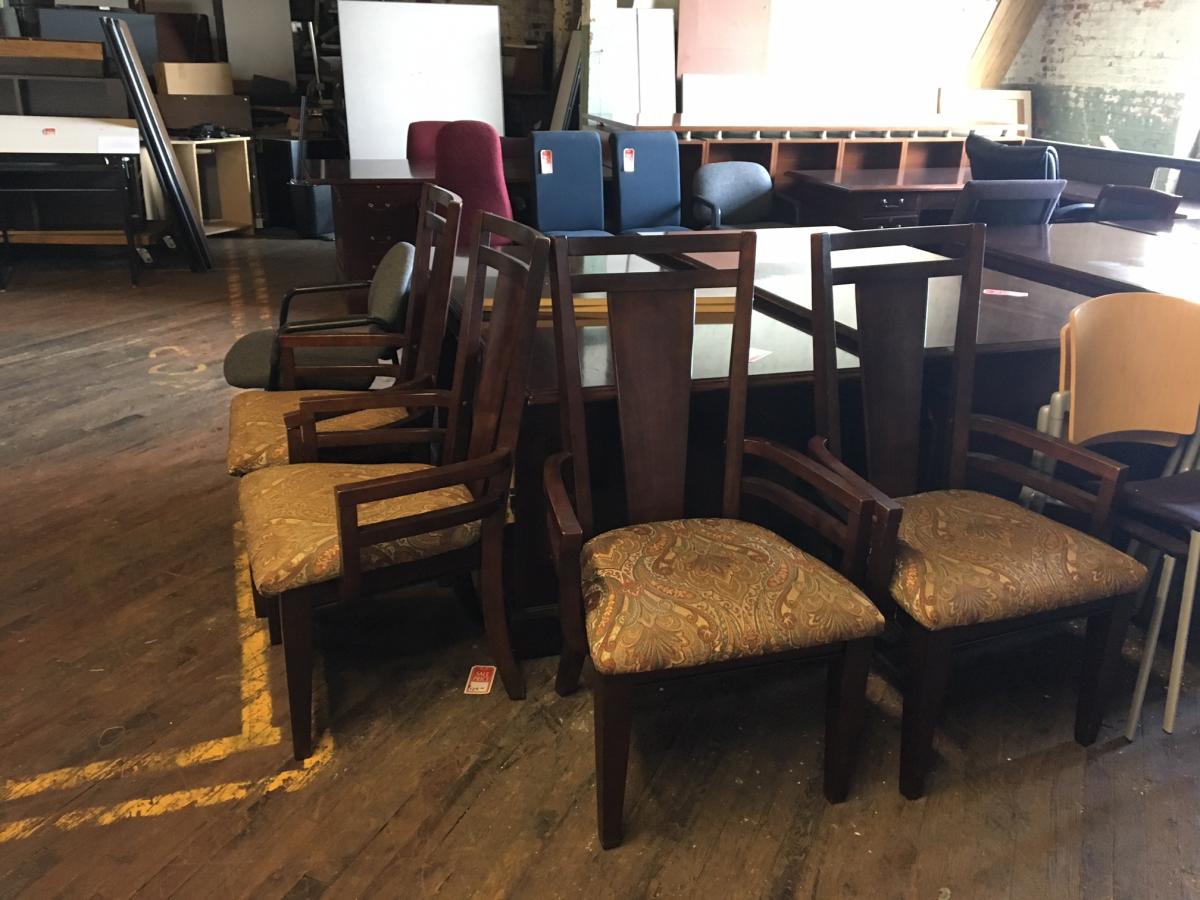 USED Wood Frame Guest Chairs