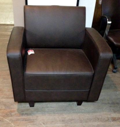 Closeout Brown Guest Chair